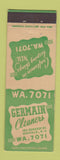 Matchbook Cover - Germain Cleaners Buffalo NY