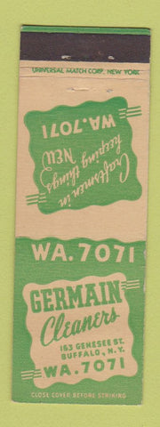 Matchbook Cover - Germain Cleaners Buffalo NY