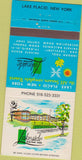 Matchbook Cover - Lakeside Motor Inn Lake Placid NY 30 Strike