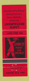 Matchbook Cover - Lam's Chinese Restaurant Norwich ON