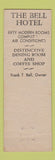 Matchbook Cover - Bell Hotel Ephrata WA