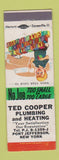 Matchbook Cover - Ted Cooper Plumbing Heating Port Jefferson NY