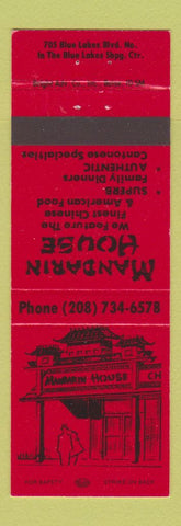 Matchbook Cover - Mandarin House Chinese Restaurant Twin Falls ID