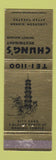 Matchbook Cover - Chung's Restaurant Detroit MI Chinese