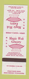 Matchbook Cover - Magic Wok Grocery St John's NF Chinese