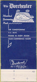 Matchbook Cover - Dorchester Motel Detroit MI 30 Strike
