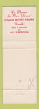 Matchbook Cover - La Maison De Fee Chinese Restaurant QC? WEAR