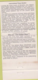 Matchbook Cover - Manitoba Golden Boys Winnipeg MB 30 Strike