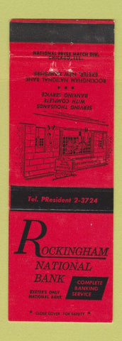 Matchbook Cover - Rockingham National Bank Exeter NH WEAR