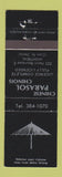 Matchbook Cover - Chinese Parasol Restaurant Montreal QC WEAR