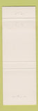 Matchbook Cover - Jade Garden Chinese Restaurant Verona PA Murrysville