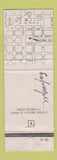 Matchbook Cover - Kung Fu Chinese Restaurant Madrid Spain WORN