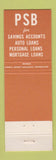Matchbook Cover - Portsmouth Savings Bank NH