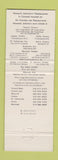 Matchbook Cover - Red Coach Grill Airport Hotel Toronto ON Howard Johnson's