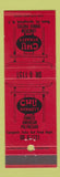 Matchbook Cover - Chu Dynasty Chinese Restaurant Springfield NJ