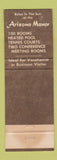 Matchbook Cover - Arizona Manor Garden Hotel Phoenix AZ TAN