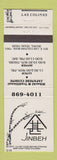 Matchbook Cover - Jinbeh Japanese Restaurant Irving TX