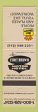Matchbook Cover - Best Western Fort Brown Motor Hotel Brownsville TX
