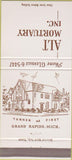 Matchbook Cover - Alt Mortuary Grand Rapids MI 30 Strike