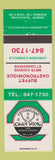 Matchbook Cover - Restaurant Chan Wong Chinese Neufchatel QC