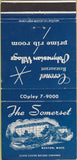 Matchbook Cover - The Somerset Boston MA 30 Strike