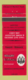 Matchbook Cover - Dragon Terrace Chinese Restaurant Calgary AB