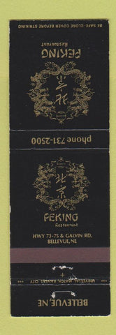 Matchbook Cover - Peking Chinese Restaurant Bellevue NE