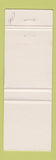 Matchbook Cover - House of Chan Chinese Restaurant St John NB