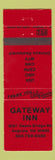 Matchbook Cover - Gateway Inn Augusta GA
