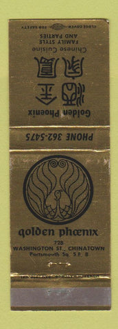 Matchbook Cover - Golden Phoenix Chinese Restaurant San Francisco CA