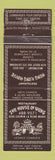 Matchbook Cover - House of Wong Chinese Restaurant QC? WEAR