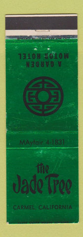 Matchbook Cover - Jade Tree Garden Motor Hotel Carmel CA