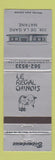Matchbook Cover - Le Regal Chinois Chinese Restaurant Matane QC WEAR