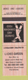 Matchbook Cover - Li Chee Garden Chinese Restaurant Pierrefonds QC