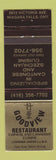 Matchbook Cover - Goodview Chinese Restaurant Niagara Falls ON