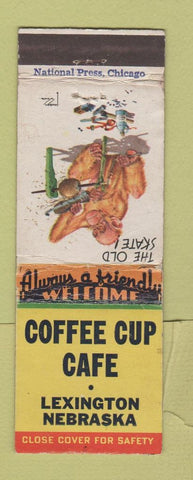 Matchbook Cover - Coffee Cup Cafe Lexington NE WEAR