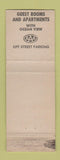 Matchbook Cover - Tally Ho Inn Carmel CA