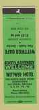 Matchbook Cover - Wittwer Motel Cafe Las Vegas NV WEAR