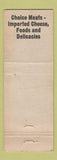 Matchbook Cover - Edwardds Grocery Green Mountain Falls Colorado WORN