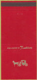 Matchbook Cover - Hoffmeister Colonial Mortuary St Louis MO red 30 Strike