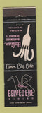Matchbook Cover - Belvedere Restaurant Canon City Colorado