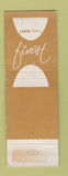 Matchbook Cover - Belvedere Restaurant Canon City Colorado