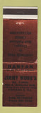 Matchbook Cover - Jimmy Wong's Chinese Restaurant Chicago IL