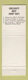 Matchbook Cover - Jimmy Wong's Chinese Restaurant Chicago IL