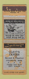 Matchbook Cover - Clayt's Tavern Stillwater MN ADVANCE WEAR