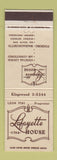 Matchbook Cover - Lafayette House Foxboro MA