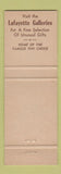 Matchbook Cover - Lafayette House Foxboro MA