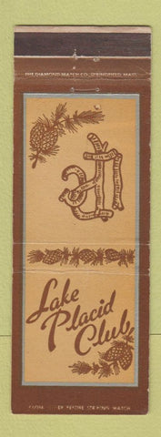 Matchbook Cover - Lake Placid Club NY