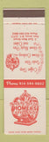 Matchbook Cover - Homer's Coffee Shop Port Jervis NY