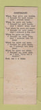 Matchbook Cover - Red Apple Cafe Mahnomen MN